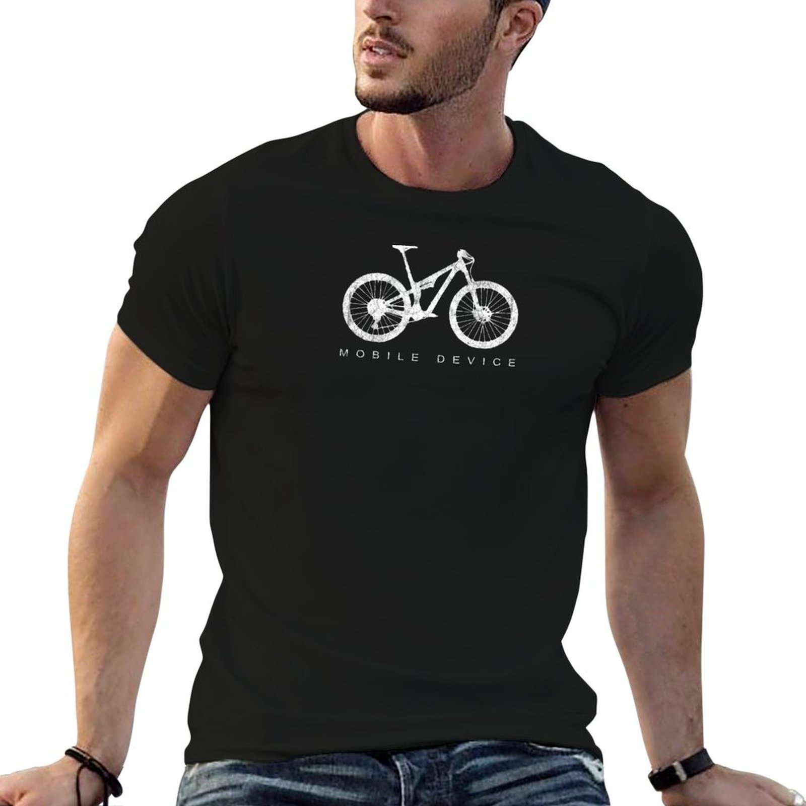 Mountain Biking Holidays - Футболка DopeyArt с изображением забавного горного