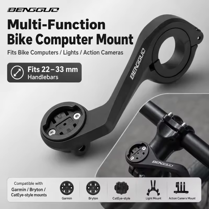 Mountain Biking Lights - Крепление-удлинитель для GPS-велокомпьютера и камеры для